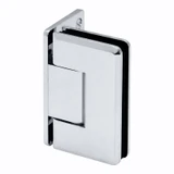 COL0O – Glass Simple Columbia Beveled Profile Wall Mount Shower Door Hinge, Offset Back Plate
