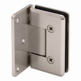 COL0O – Glass Simple Columbia Beveled Profile Wall Mount Shower Door Hinge, Offset Back Plate