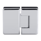 COL180G – Glass Simple Columbia Beveled Profile 180 Degree Glass to Glass Shower Door Hinge with 5 Degree Positive Close Option