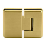 PLA180G - Glass Simple Plato Beveled Profile 180 Degree Glass to Glass Shower Door Hinge