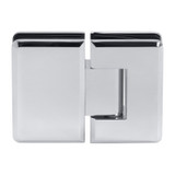 PLA180G - Glass Simple Plato Beveled Profile 180 Degree Glass to Glass Shower Door Hinge