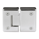 PLA180G - Glass Simple Plato Beveled Profile 180 Degree Glass to Glass Shower Door Hinge