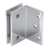 GEN90 – Glass Simple Genesis Flange Mount Glass Clamp, Square Profile