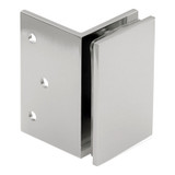 GEN90 – Glass Simple Genesis Flange Mount Glass Clamp, Square Profile