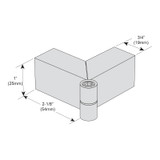 CSOA – ADJUSTABLE SLEEVE OVER GLASS CLAMP– Compare to SFCADJ, SOGC91