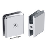 BCU2X2 - Glass Simple Glass Clamp, Square Profile Center Hole