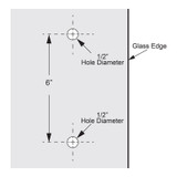 SD - Glass Simple 3/8” Clear Tempered Stock Swinging Glass Door - In-Store Pick-Up Only