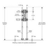 DAYSD - Glass Simple 3/8" Clear Tempered Stock Sliding Glass Door for Daytona Series - In-Store Pickup Only DAYSD - Glass Simple 3/8" Clear Tempered Stock Sliding Glass Door for Daytona Series - In-Store Pickup Only