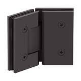 VER535G – Glass Simple Verona Square Profile 135 Degree Glass to Glass Hinge, Factory Set 5 Degree Positive Close