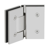 VER535G – Glass Simple Verona Square Profile 135 Degree Glass to Glass Hinge, Factory Set 5 Degree Positive Close