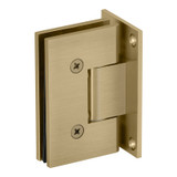 VIS0F – Glass Simple Vista Square Profile Wall Mount Hinge, Full Back Plate