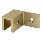 CSOWL - Glass Simple 90° Left Hand Sleeve Over Wall Mount Glass Clamp