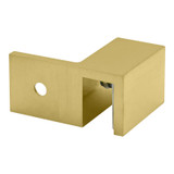 CSOWL - Glass Simple 90° Left Hand Sleeve Over Wall Mount Glass Clamp