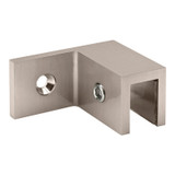 CSOWR – Glass Simple 90° Right Hand Sleeve Over Wall Mount Glass Clamp