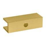 NFC38 - Glass Simple No Fab Glass Clamp for 3/8" Fixed Glass