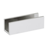 NFC38 - Glass Simple No Fab Glass Clamp for 3/8" Fixed Glass