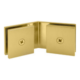 SC135 – Glass Simple 135° Glass to Glass Clamp, Square Profile