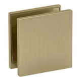 SCU2H – Glass Simple Wall Mount Clamp with Double Mounting Holes, Square Profile