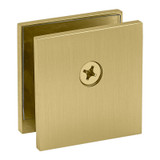 SCU2H – Glass Simple Wall Mount Clamp with Double Mounting Holes, Square Profile