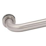 18TB – Glass Simple Tubular Single Sided Towel Bar, 18” Center to Center