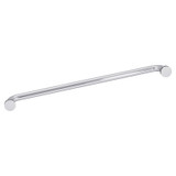 18TB – Glass Simple Single-Sided Tubular Towel Bar, 18” Center to Center