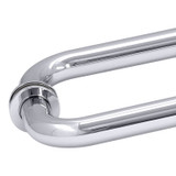 18X18TB – Glass Simple Back-to-Back Tubular Towel Bar, 18” Center to Center