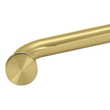 24TB – Glass Simple Tubular Single-Sided Towel Bar, 24” Center to Center