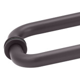 24X24TB – Glass Simple Tubular Back to Back Towel Bar, 24” Center to Center