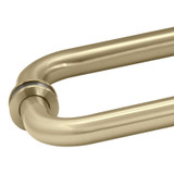 24X24TB – Glass Simple Tubular Back to Back Towel Bar, 24” Center to Center