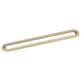 24X24TB – Glass Simple Tubular Back to Back Towel Bar, 24” Center to Center