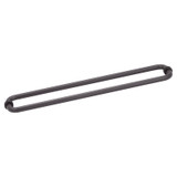 24X24TB – Glass Simple Tubular Back to Back Towel Bar, 24” Center to Center
