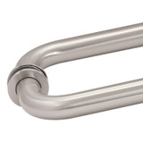 24X24TB – Glass Simple Tubular Back to Back Towel Bar, 24” Center to Center