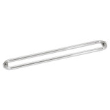 24X24TB – Glass Simple Tubular Back to Back Towel Bar, 24” Center to Center