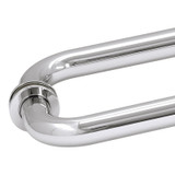 24X24TB – Glass Simple Tubular Back to Back Towel Bar, 24” Center to Center