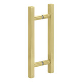 8X8SLH – Glass Simple Back to Back Square Ladder Handle, 12” Overall Length, 8" Center to Center