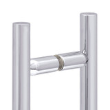 6X6LH – Glass Simple Back to Back Ladder Handle, 10” Overall Length, 6" Center to Center