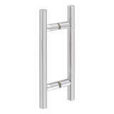 6X6LH – Glass Simple Back to Back Ladder Handle, 10” Overall Length, 6" Center to Center