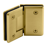 PLA535G - GS PLATO BEVELED PROFILE 135 DEGREE GLASS TO GLASS SHOWER DOOR HINGE – Compare to P1N545, PRES535