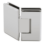 COL135G - Glass Simple Columbia Beveled Profile 135 Degree Glass To Glass Hinge