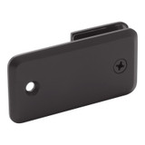 BCY – Glass Simple Wall Mount Y In-Line Clamp, Beveled Profile