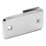 BCY – Glass Simple Wall Mount Y In-Line Clamp, Beveled Profile