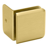 BC90SL - Glass Simple 90° Wall Mount Clamp with Small Leg and Beveled Profile 2” x 2”