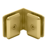 BC90G - Glass Simple 90° Glass-to-Glass Clamp with Beveled Profile