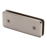 BC180 - Glass Simple 180° Glass-to-Glass Clamp with Square Profile