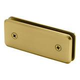 BC180 - Glass Simple 180° Glass-to-Glass Clamp with Square Profile