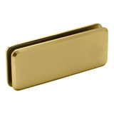 BC180 - Glass Simple 180° Glass-to-Glass Clamp with Square Profile