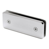 BC180 - Glass Simple 180° Glass-to-Glass Clamp with Square Profile