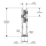 CORSD - Glass Simple 3/8" Clear Tempered Stock Sliding Glass Door for Coronado Series - In-Store Pickup Only
