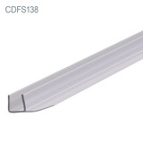 CDFS - Clear Door Fin Seal 95” for 3/8" Glass