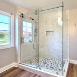 COR78 - Glass Simple Coronado 180° Sliding Shower Door System